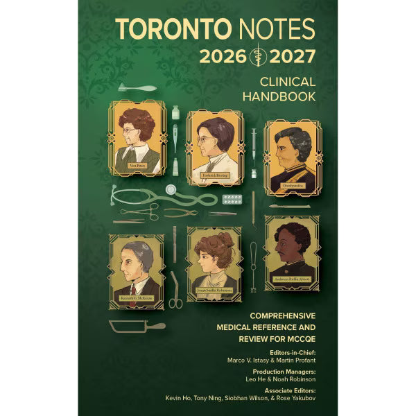Toronto Notes Clinical Handbook 2026-2027 42nd Edition