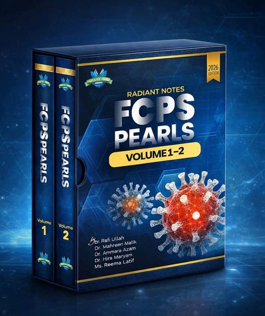 Radiant Notes Rafiullah FCPS PEARLS FOR FCPS -1 15TH EDITION 2026 2 Vols Set Javed Books