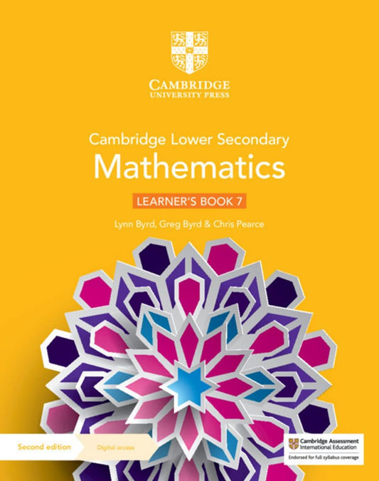 Cambridge Lower Secondary Mathematics Learner's Book 7 2nd Edition