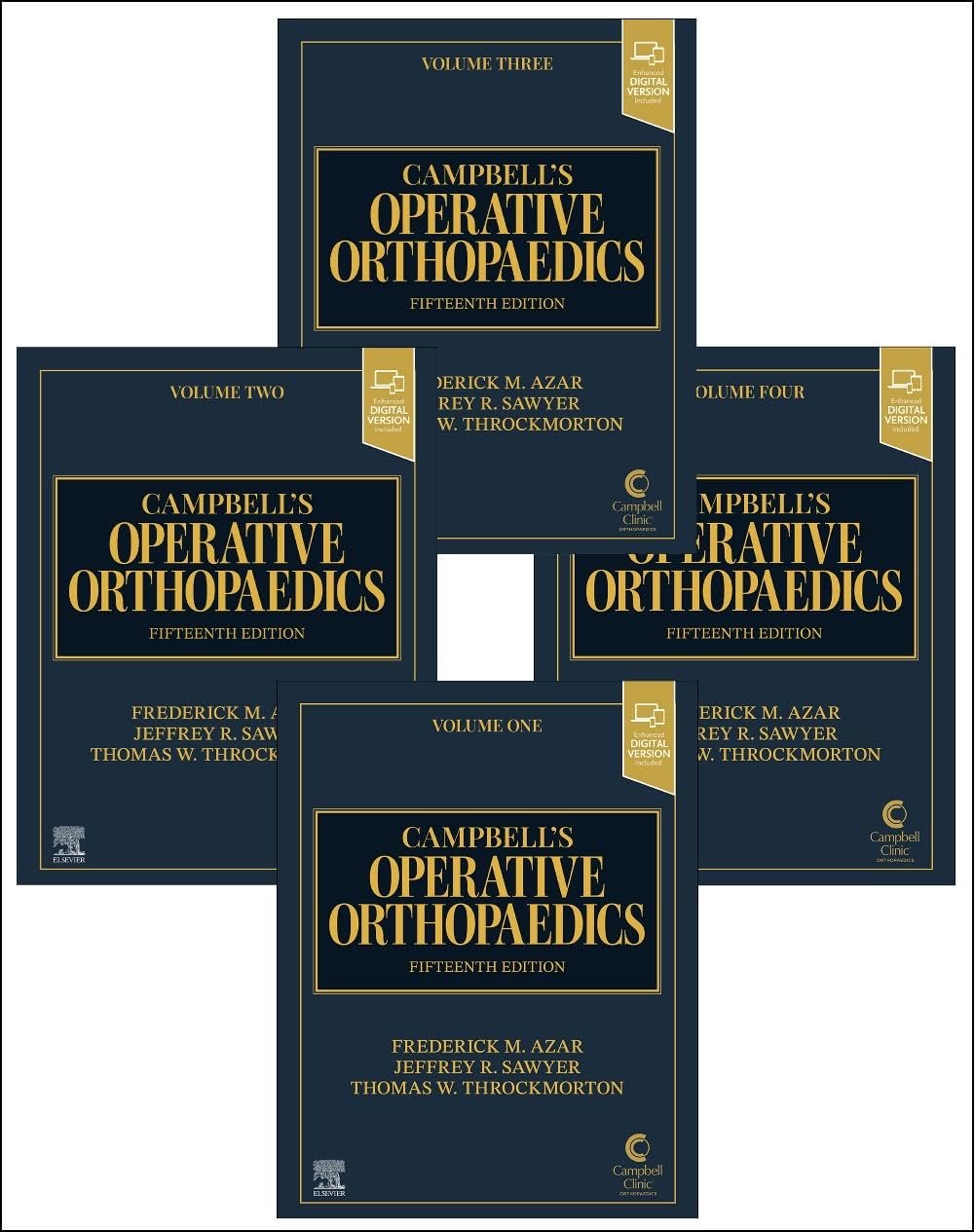 Campbell's Operative Orthopaedics 15th Edition 2027 Premium Multicolor Mate Print Javed Books