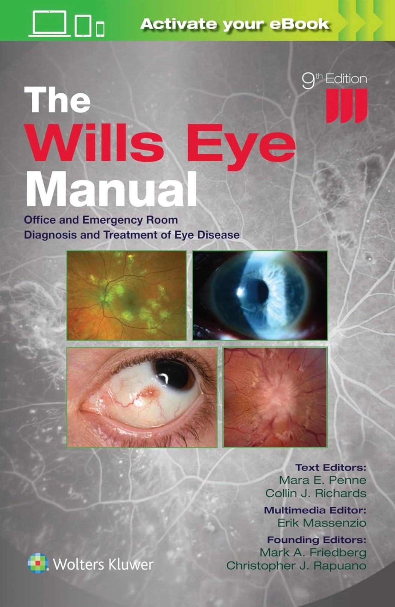 The Wills Eye Manual:Office and Emergency Room Diagnosis and Treatment of Eye Disease 9th Edition Premium Multicolor Mate Print Javed Books