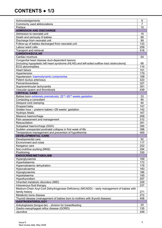 Neonatal Guidelines 2025-28