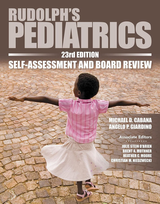 Rudolph's Pediatrics, 23rd Edition, Self-Assessment and Board Review Premium Multicolour Mate Print