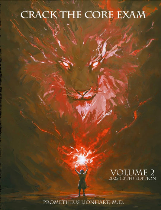 CRACK THE CORE EXAM - 2 Volumes Set - 12th Editon (2025)