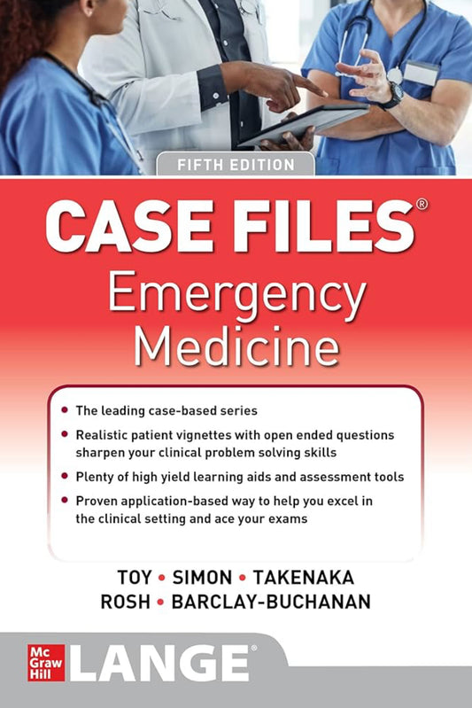 CASE FILES Emergency Medicine, 5th edition 2023 (Premium Multicolour Mate Print)