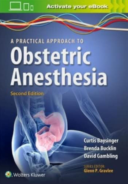 A Practical Approach to Obstetric Anesthesia 2nd Edition Premium Color Mate Print