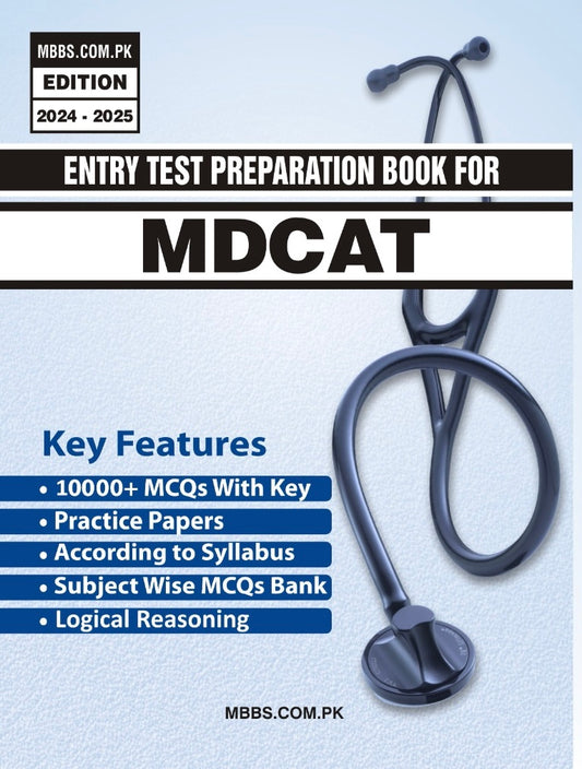 Entry Test Preparation Book For MDCAT 2024-25 Edition