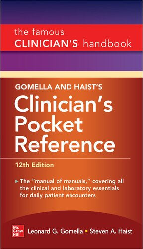 Gomella and Haist's Clinician's Pocket Reference