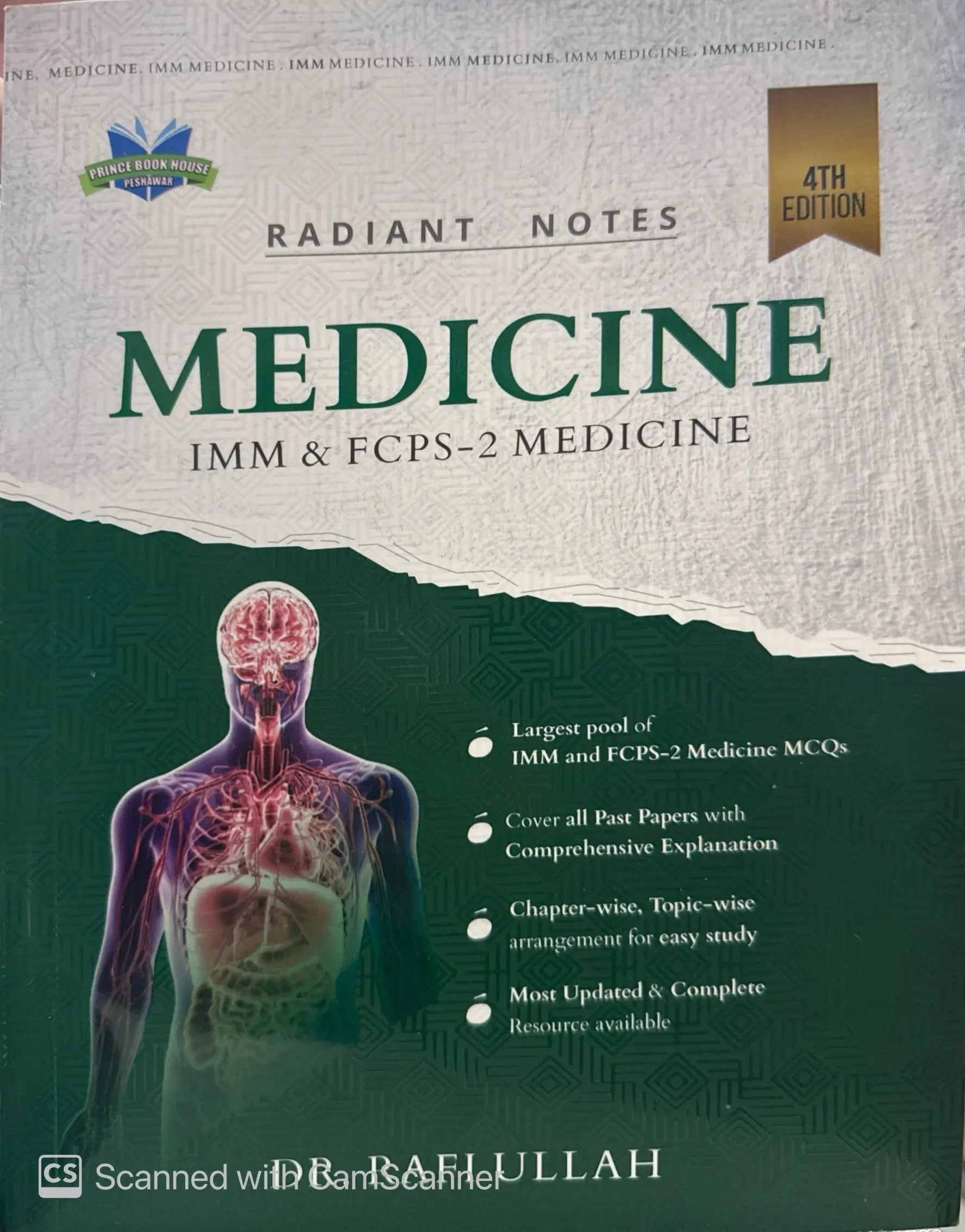 Radiant Notes Medicine IMM & FCPS-2 – Javed Books