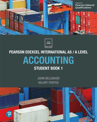 Pearson Edexcel International AS/A Level Accounting Student Book 1 Javed Books