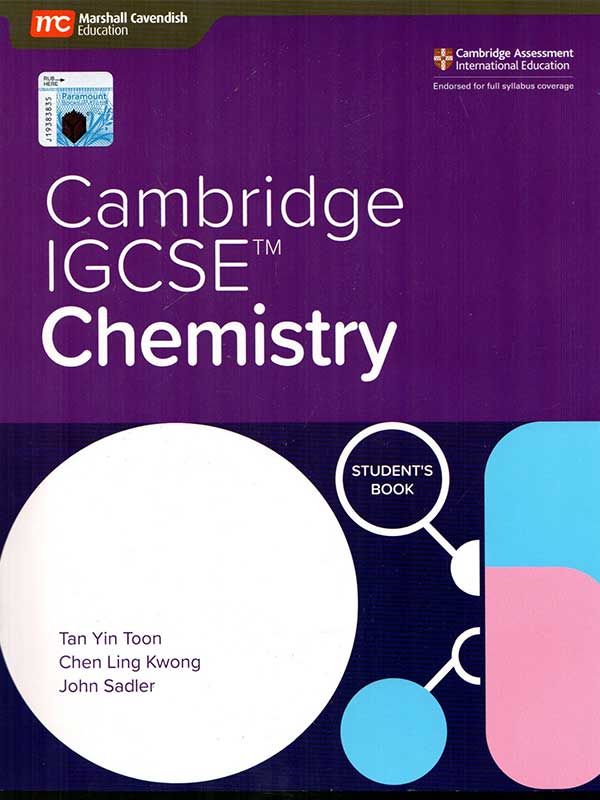 MCE: Cambridge IGCSE Chemistry Students book Javed Books