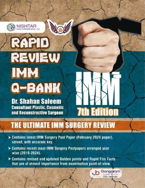 Rapid Review IMM Surgery Qbank by Dr Shahan Saleem 7th Edition