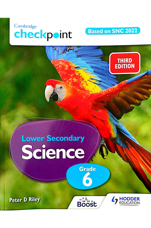 Cambridge Checkpoint Lower Secondary Science Textbook 6 SNC aligned, Pakistan Edition - Hodder Cambridge