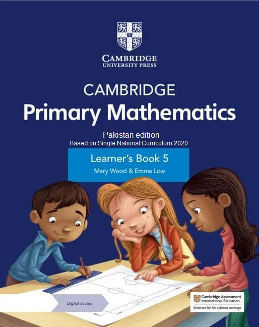 Cambridge Primary Mathematics Pak Ed. Learners Book 5 Original with Digital Access