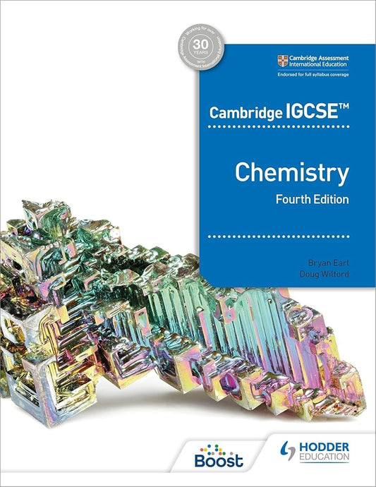 Hodder Cambridge IGCSE™ Chemistry 4th Edition Original