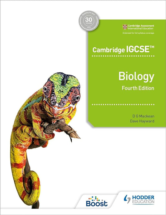 Hodder Cambridge IGCSE™ Biology 4th Edition Original