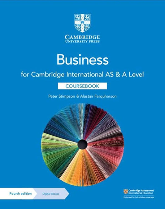 Cambridge Business AS & A Level Coursebook 4th Edition Original with Digital Access