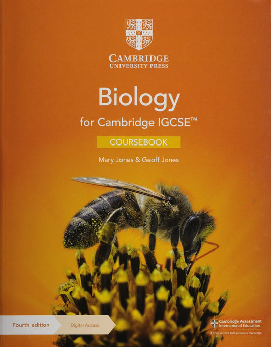 Cambridge IGCSE Biology Coursebook 4th Edition Original with Digital Access