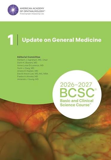 2026–2027 Basic and Clinical Science Course (BCSC), Section 1: Update on General Medicine Premium Multicolor Matt Print Javed Books