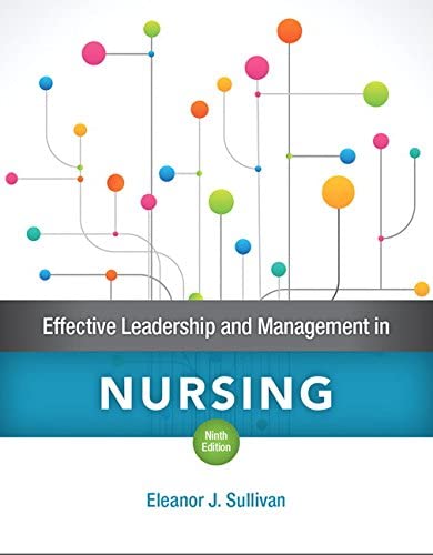 Effective Leadership and Management in Nursing Black & White Local Finish