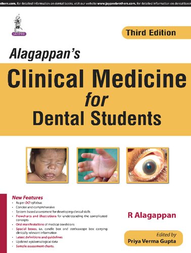 Alagappan's clinical medicine for dental students.