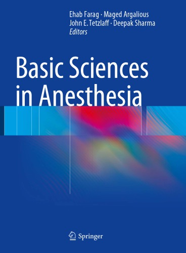 Basic Sciences in Anesthesia