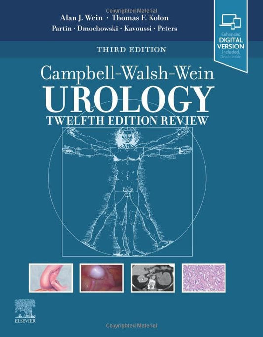 Campbell-Walsh Urology 12th Edition Review B/W PRINT