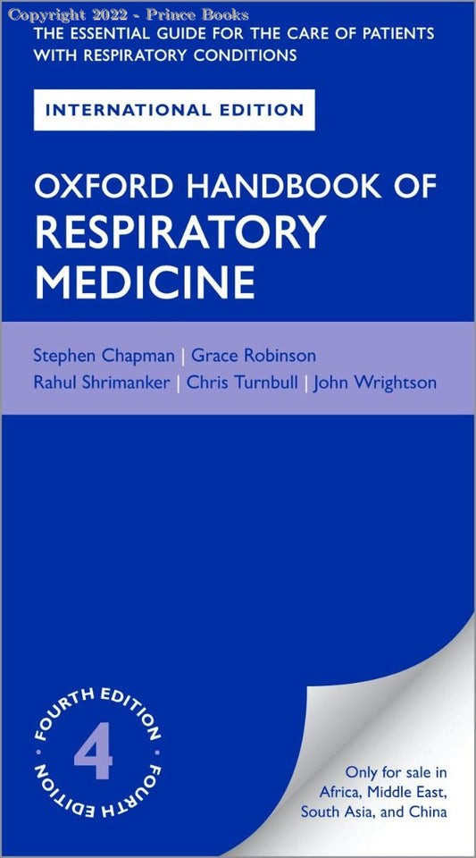 Oxford Handbook of Respiratory Medicine 4th Edition Original