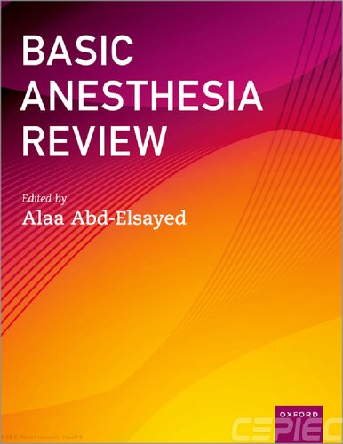 Advanced Anesthesia Review