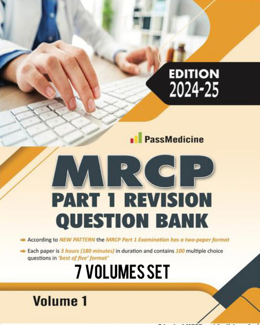 PassMedicine MRCP Part 1 Revision Question Bank 2024-25  7 Volumes set