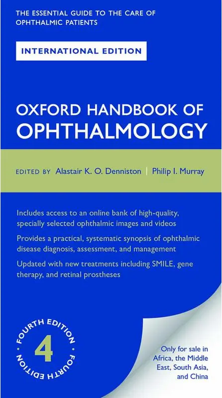 Oxford handbook of Ophthalmology 4th Edition Original