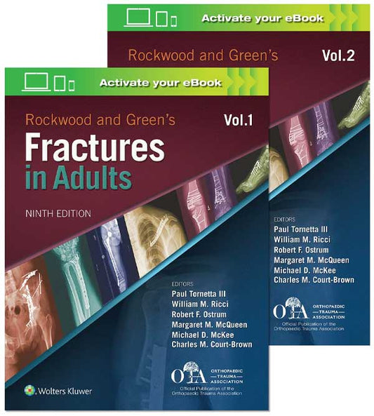 Rockwood and Green's Fractures in Adults 9th Edition Premium Multicolour Mate Print