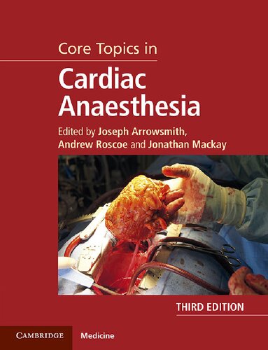 Core Topics in Cardiac Anaesthesia