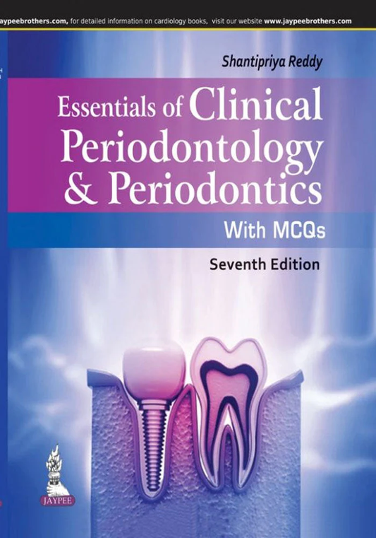 Essentials OF Clinical Periodontology & Periodontics With MCQs 7th Edition Colour Local Finish