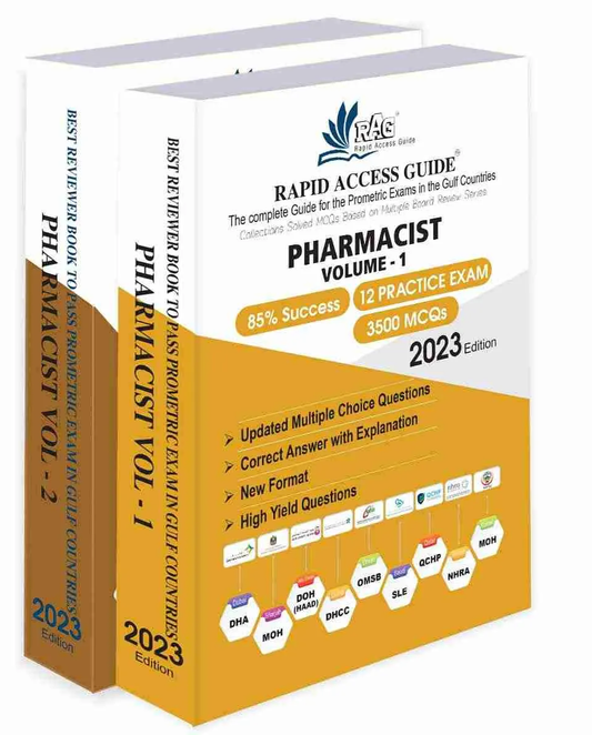 RAPID ACCESS GUIDE Clinical Pharmacist Book Prometric Exam Questions  2023