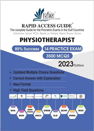 RAPID ACCESS GUIDE Physiotherapist MCQ Book Prometric Exam Questions  2023